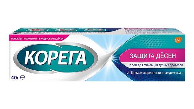 Изображение товара Крем Корега Защита Десен 40 г для фиксации зубных протезов
