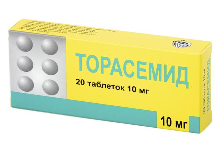Изображение товара Торасемид таблетки 10мг No20 - диуретик для лечения отеков и гипертензии