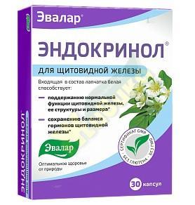 Изображение товара ЭНДОКРИНОЛ капсулы 275мг №60 Эвалар для поддержки щитовидной железы