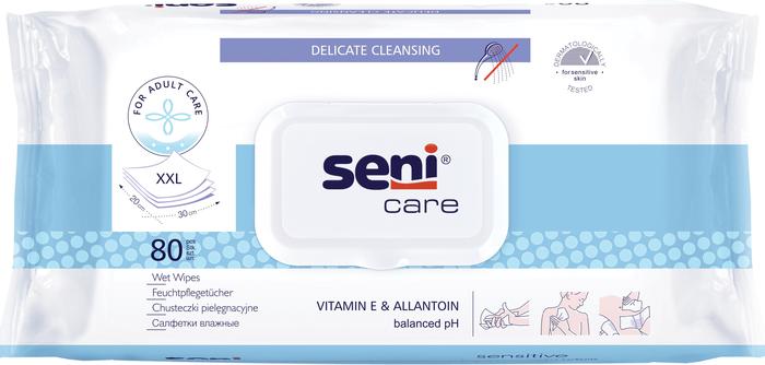 Изображение товара Сен Кеа влажные салфетки для ухода с витамином Е и аллантоином №80