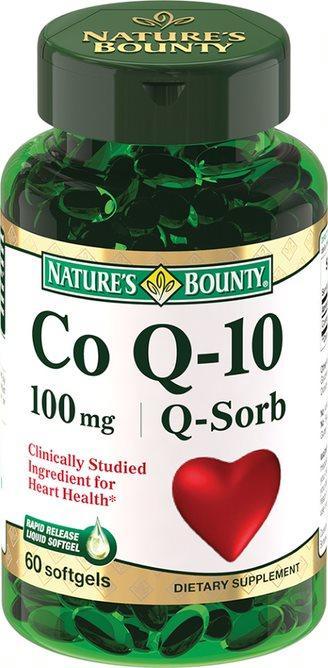 Изображение товара Коэнзим Q-10 100мг №60 от Нэйчес Баунти для поддержки сердца