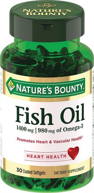 Изображение товара НЭЙЧЕС БАУНТИ Омега-3 капс. 980мг №30 (Natures Bounty)