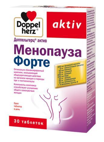 Изображение товара ДОППЕЛЬГЕРЦ Актив менопауза форте таблицы 1520 мг №30