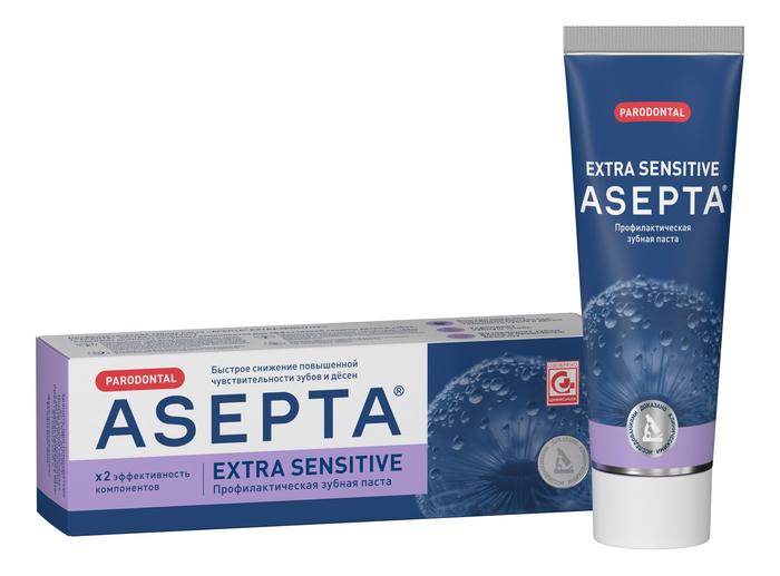 Изображение товара АСЕПТА Экстра сенситив паста зубная профилактическая 75мл