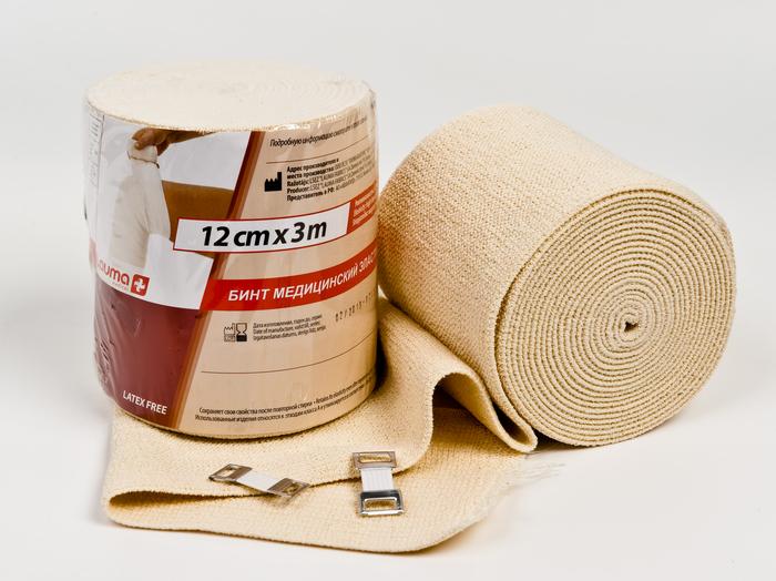 Изображение товара Эластичный бинт 0,12мх3,0м высокой растяжимости модель 2 Лаума