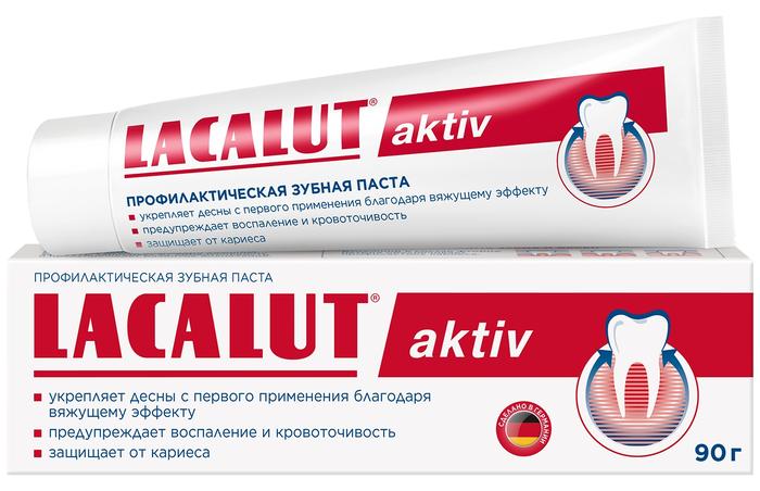 Изображение товара ЛАКАЛЮТ Актив паста зубная профилактическая 90г (Lacalut)