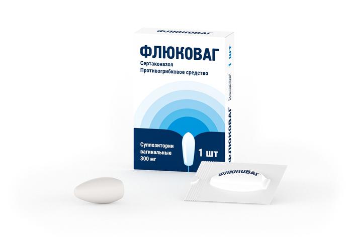 Изображение товара Флюковаг супп. вагинальные 300мг №1 (Сертаконазол)