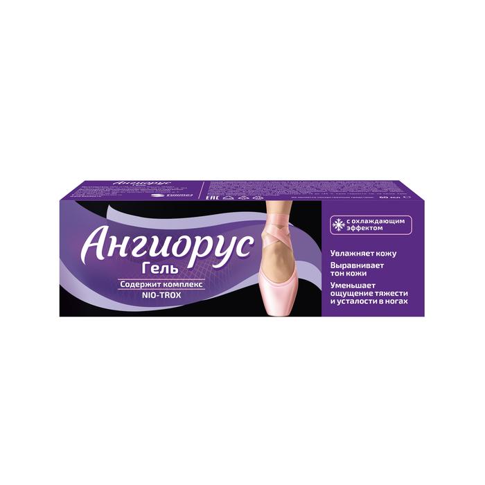 Изображение товара АНГИОРУС гель для ног охлаждающий эффект 60мл