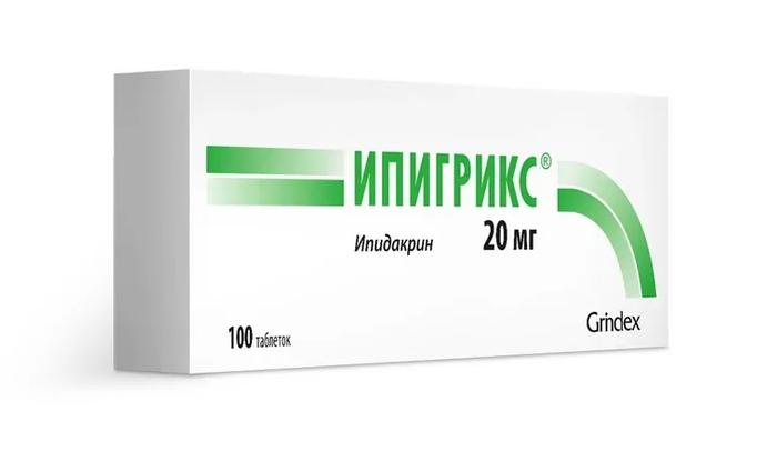 Изображение товара Ипигрикс таб 20мг №100 для нервной системы лечение и восстановление