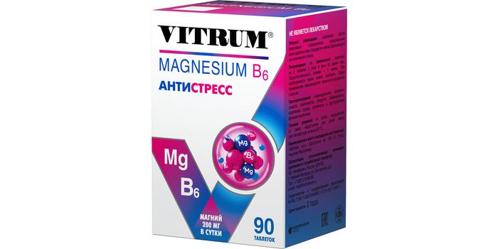 Изображение товара ВИТРУМ Магний В6 - биодобавка для поддержания нервной системы