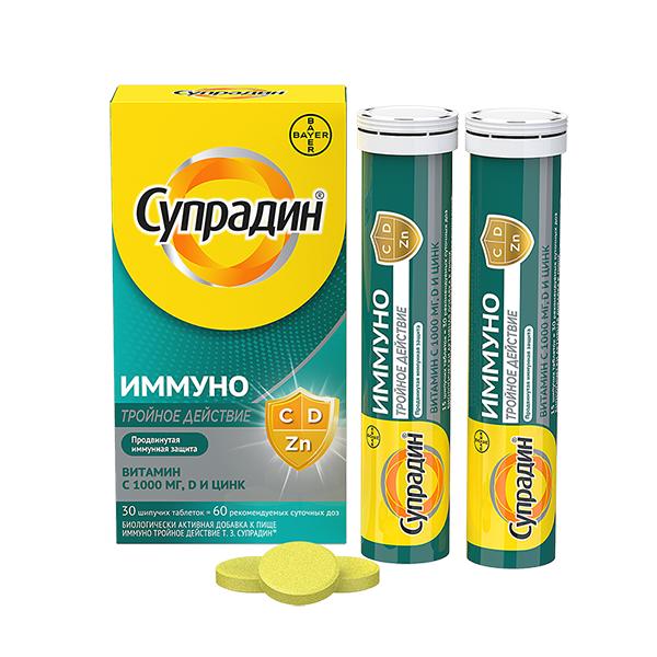 Супрадин Шипучие Таблетки Цена