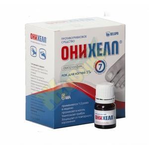 Изображение товара Лак для ногтей 5% от грибка Онихелп 5 мл лечение и профилактика грибка ногтей