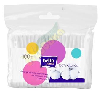Изображение товара БЕЛЛА ватные палочки №100 пак.п/э (Bella)