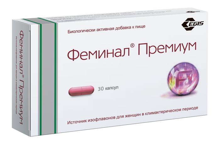Изображение товара Феминал Премиум капсулы для устранения климакса 30 шт