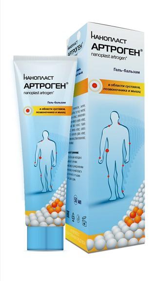Изображение товара НАНОПЛАСТ Артроген гель-бальзам 50мл для суставов и мышц натуральное средство