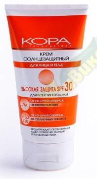 Изображение товара КОРА крем д/лица/тела солнцезащ. 150мл spf 30