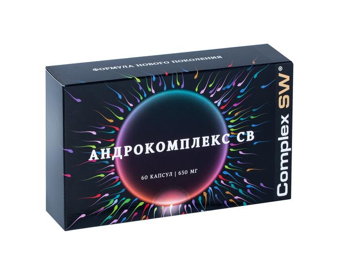 Изображение товара Андрокомплекс СВ капс. 650мг №60 для улучшения показателей спермограммы