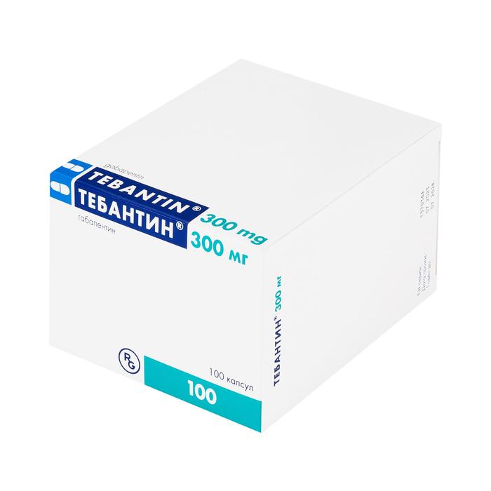 Изображение товара Тебантин капсулы 300 мг №100 для лечения эпилепсии и боли