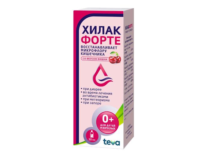 Изображение товара Хилак форте капли д/вн.прим. вишня 30мл фл