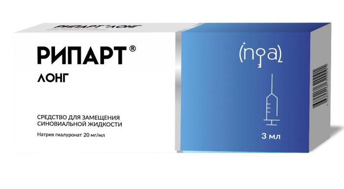 Изображение товара Рипарт Лонг 3мл для инъекций гиалуроновой кислоты при остеоартрозе