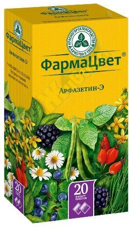 Изображение товара Фиточай арфазетин-э 2г 20 фильтр-паков для поддержки при диабете