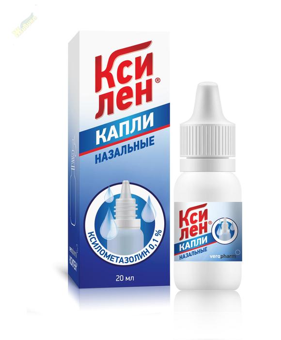 Изображение товара Ксилен капли наз. 0,1% 20мл фл-кап.п/э (Ксилометазолин)